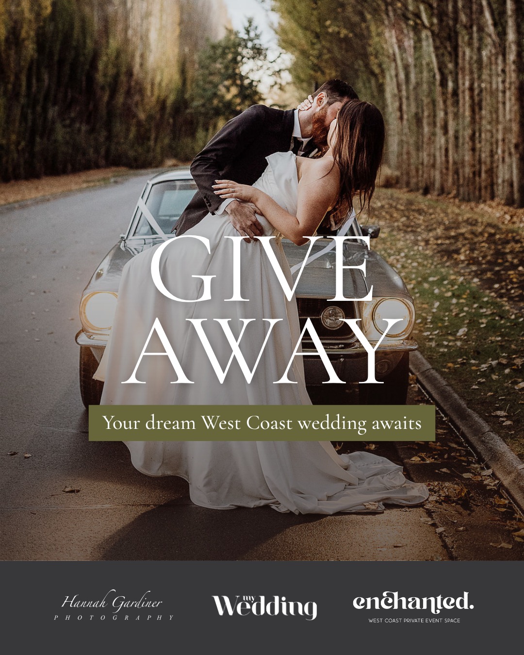 My Wedding Mag has partnered with @enchanted.nz  to give one lucky couple an intimate wedding escape at a private West Coast retreat.

This isn’t just a venue; it’s an exclusive 3-night hideaway. The prize includes boutique accommodation for 12 guests, a wedding backdrop for up to 20 guests, and a professional photography package capturing 100 images of your special day, It’s the perfect setting for a truly unforgettable wedding weekend.

To enter:
Follow @myweddingmag and @enchanted.nz .
Then complete the entry form and share your love story along with a photo of you and your partner.

T&Cs apply. Full details on the entry page.

Link to entry page: https://myweddingmag.co.nz/enchanted/